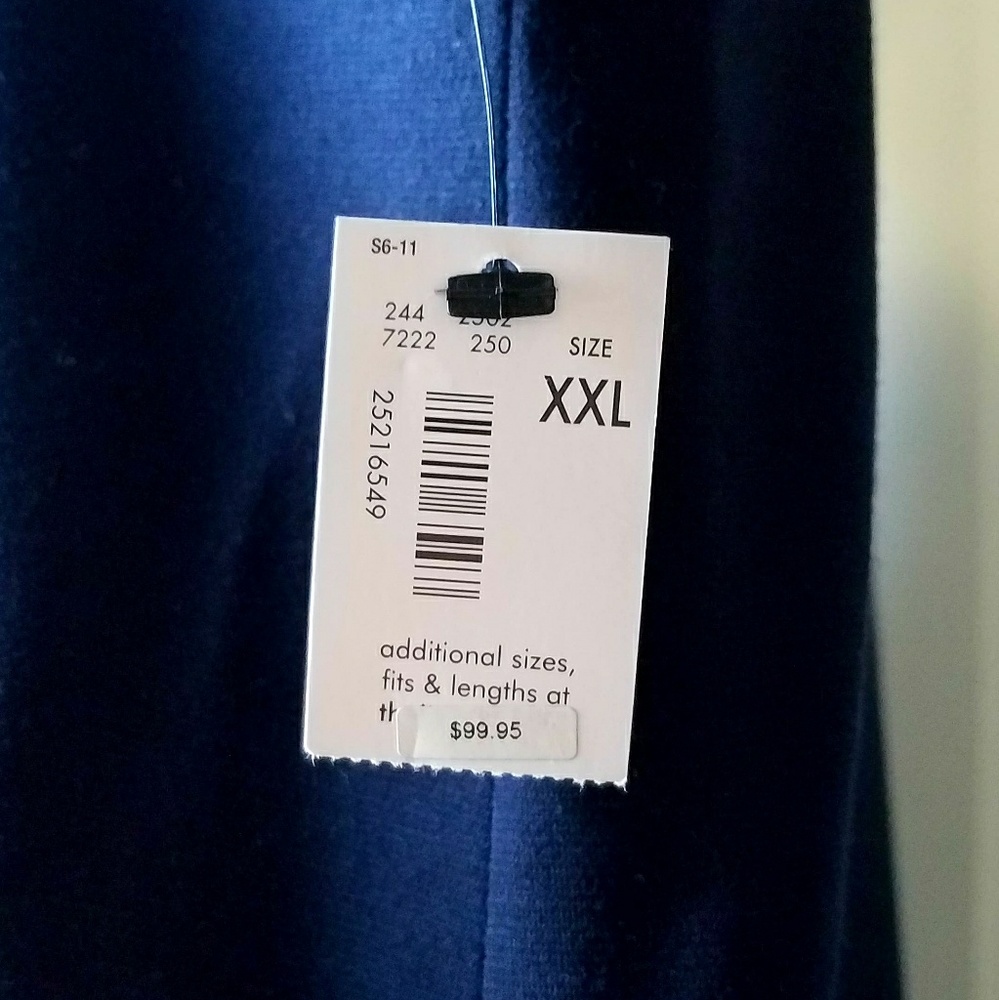 The Limited Navy Blazer Vest Plus Size - Picture 3 of 3